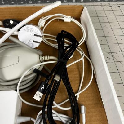 Bunch of Cords including Apple 