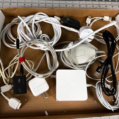 Bunch of Cords including Apple 