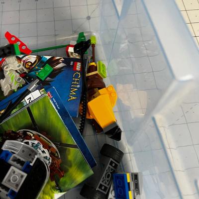 Tub of Legos Legend of Chima 