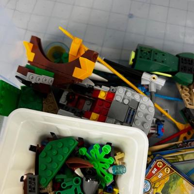Tub of Legos Legend of Chima 
