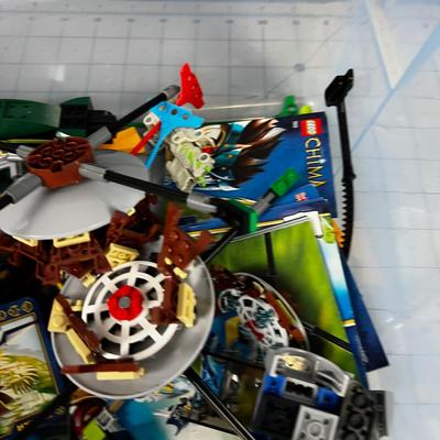 Tub of Legos Legend of Chima 