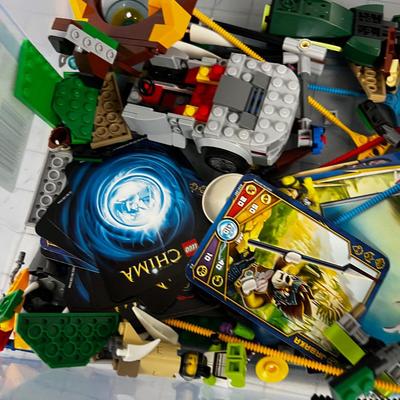 Tub of Legos Legend of Chima 
