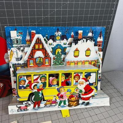 Holiday Pop Up Bus and Valentine 