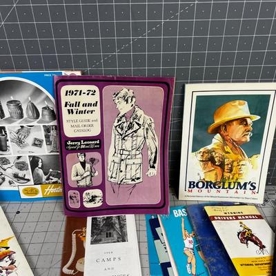 Ephemera: Travel Brochures, Ads Catalogs, 