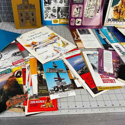 Ephemera: Travel Brochures, Ads Catalogs, 
