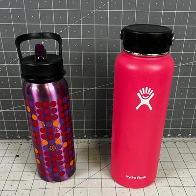 Water Bottles PAIR - Pink!