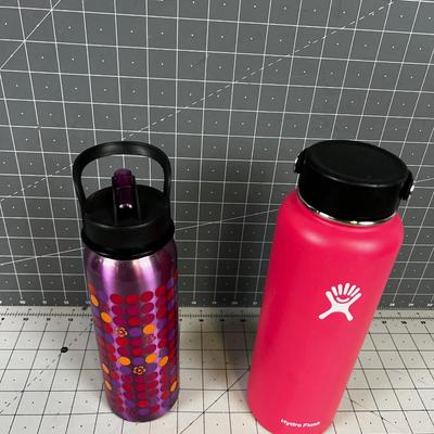 Water Bottles PAIR - Pink!