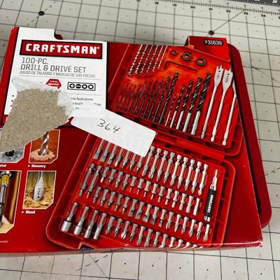 Craftsman 100 Piece Drill and Drive Set, NEW in the Box 