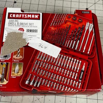 Craftsman 100 Piece Drill and Drive Set, NEW in the Box 