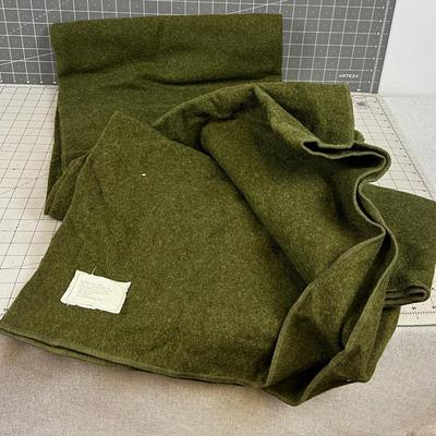 US ARMY Olive Drab,  Wool Blanket 