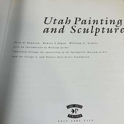 Utah Painting & Sculpture BOOK, Coffee Table Size