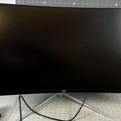 AOC Curved Computer Monitor, Large 