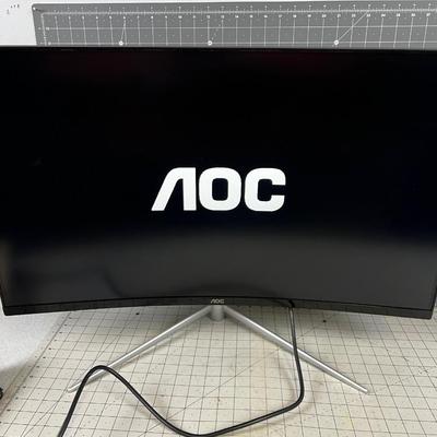 AOC Curved Computer Monitor, Large 