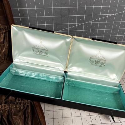  Jewelry Box and Plastic Satchel 