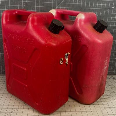 (2)  5-Gallon Gas Cans 