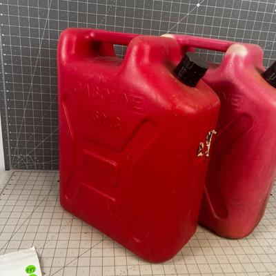 (2)  5-Gallon Gas Cans 
