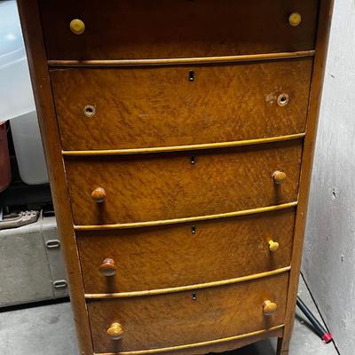 Birds Eye Maple Chest of Drawers 