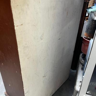 Wood Painted Storage Cabinet 