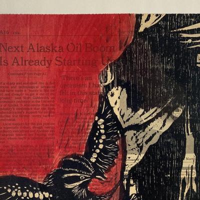 original art print READ ALL OVER 2001 SIGNED & NUMBERED