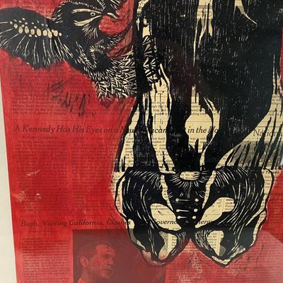 original art print READ ALL OVER 2001 SIGNED & NUMBERED