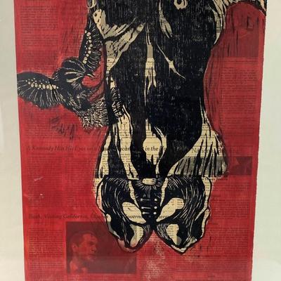 original art print READ ALL OVER 2001 SIGNED & NUMBERED