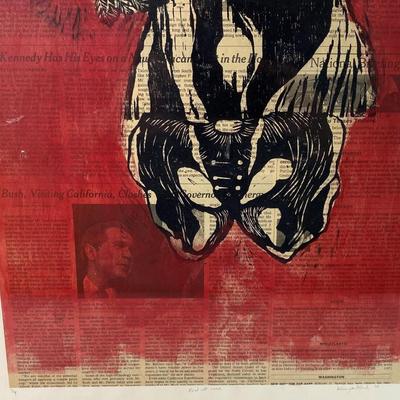 original art print READ ALL OVER 2001 SIGNED & NUMBERED
