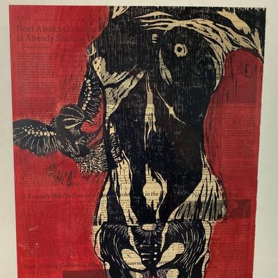 original art print READ ALL OVER 2001 SIGNED & NUMBERED