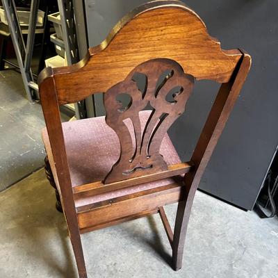 Turned Leg Side Chair, Single 