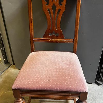 Turned Leg Side Chair, Single 