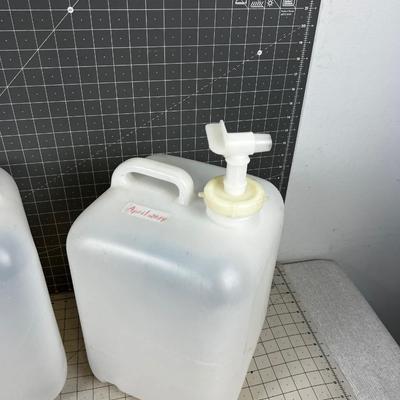 (2) 5 Gallon Water Jugs 