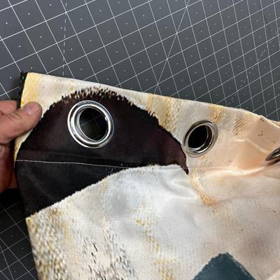 4 Patterned Black out Curtains