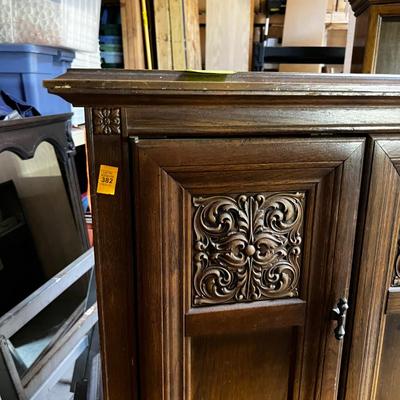 Little Pecan Credenza Cabinet 