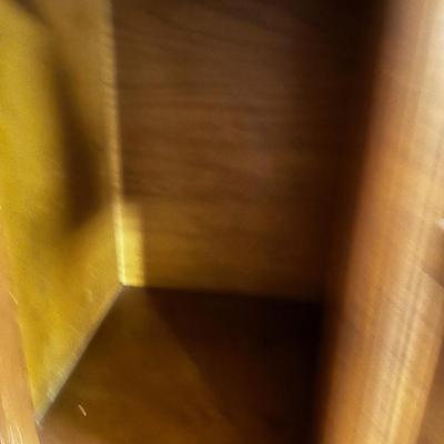 Little Pecan Credenza Cabinet 