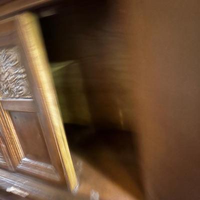 Little Pecan Credenza Cabinet 