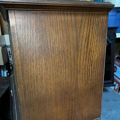 Little Pecan Credenza Cabinet 