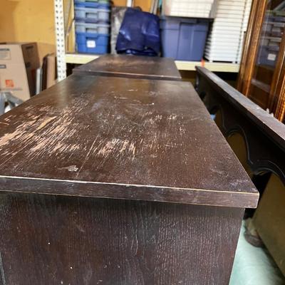 LONG Mediterranean 9 Drawer Dresser with Large Mirror ( 54 X 42) 