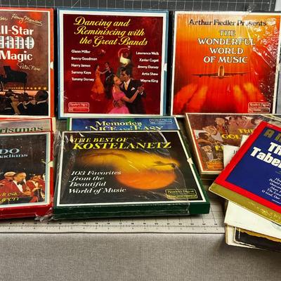 Collection of Records: Holiday, Classical and Sealed Boxed Sets 
