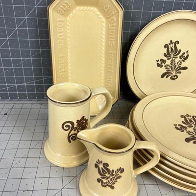 Partial Set of Pfaltzgraff Stoneware