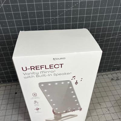 Vanity Mirror with Built in Blue Tooth Speaker NEW in the BOX 