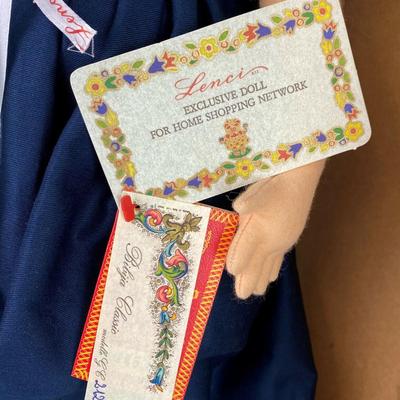 vintage LENCI BIBIJA ITALIAN FELT DOLL LTD ED NIB