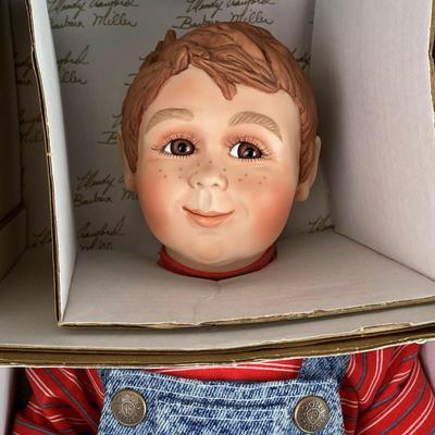 ARTIST INTERNATIONAL PORCELAIN BRAD DOLL CRAWFORD & MILLER 