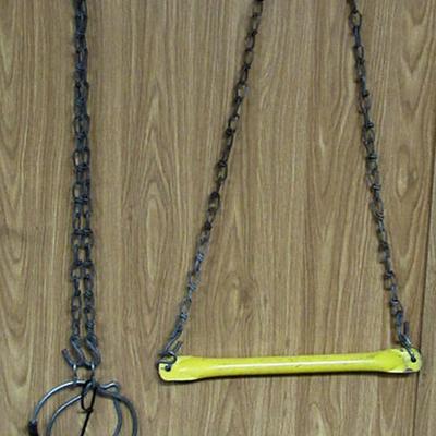 Vintage Swing and Swingset Bar and Ring Pieces On Chains