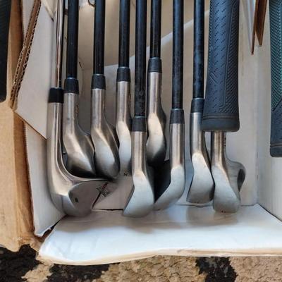 NEW SET OF WARRIOR TOUR GOLF CLUBS