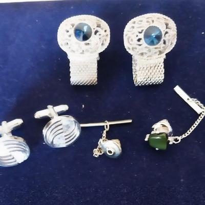 MENS TIE CLIPS AND CUFFLINGS