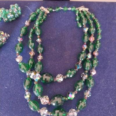 VINTAGE COSTUME AND GLASS BEADS