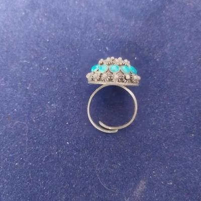 ADJUSTABLE LADIES SILVER RING