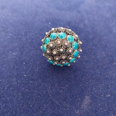 ADJUSTABLE LADIES SILVER RING