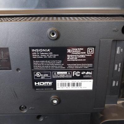 INSIGNIA 19" LED TV HDMI WITH REMOTE