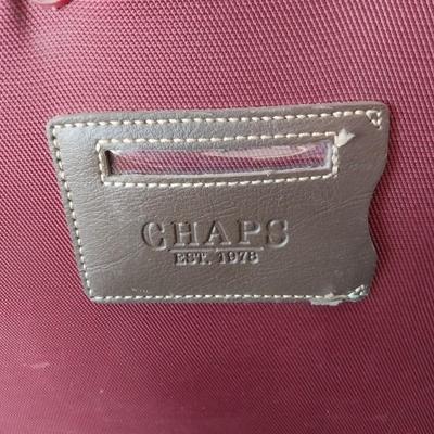 CHAPS FOUR WHEELED TWO HANDLE BAG AND PRESENTATION LASER  POINTER
