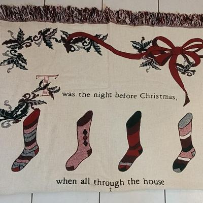 'Twas the Night Before Christmas' Christmas Blanket